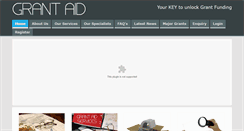 Desktop Screenshot of grantaid.com